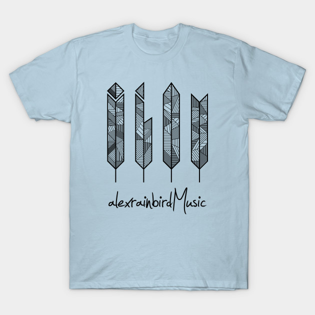 feather design t shirt